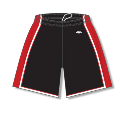Dry-Flex Pro Style Basketball Shorts-Black-Red-White