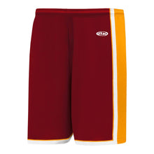 Load image into Gallery viewer, Pro BS1735 Basketball Shorts Maroon-Gold-White
