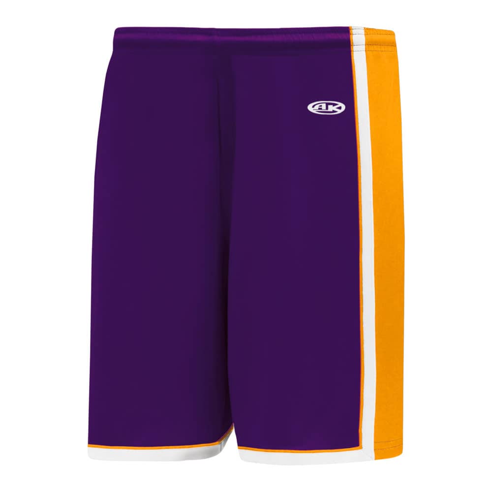 Pro BS1735 Basketball Shorts Purple-Gold-White