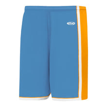 Load image into Gallery viewer, Pro BS1735 Basketball Shorts Sky Blue-Gold-White
