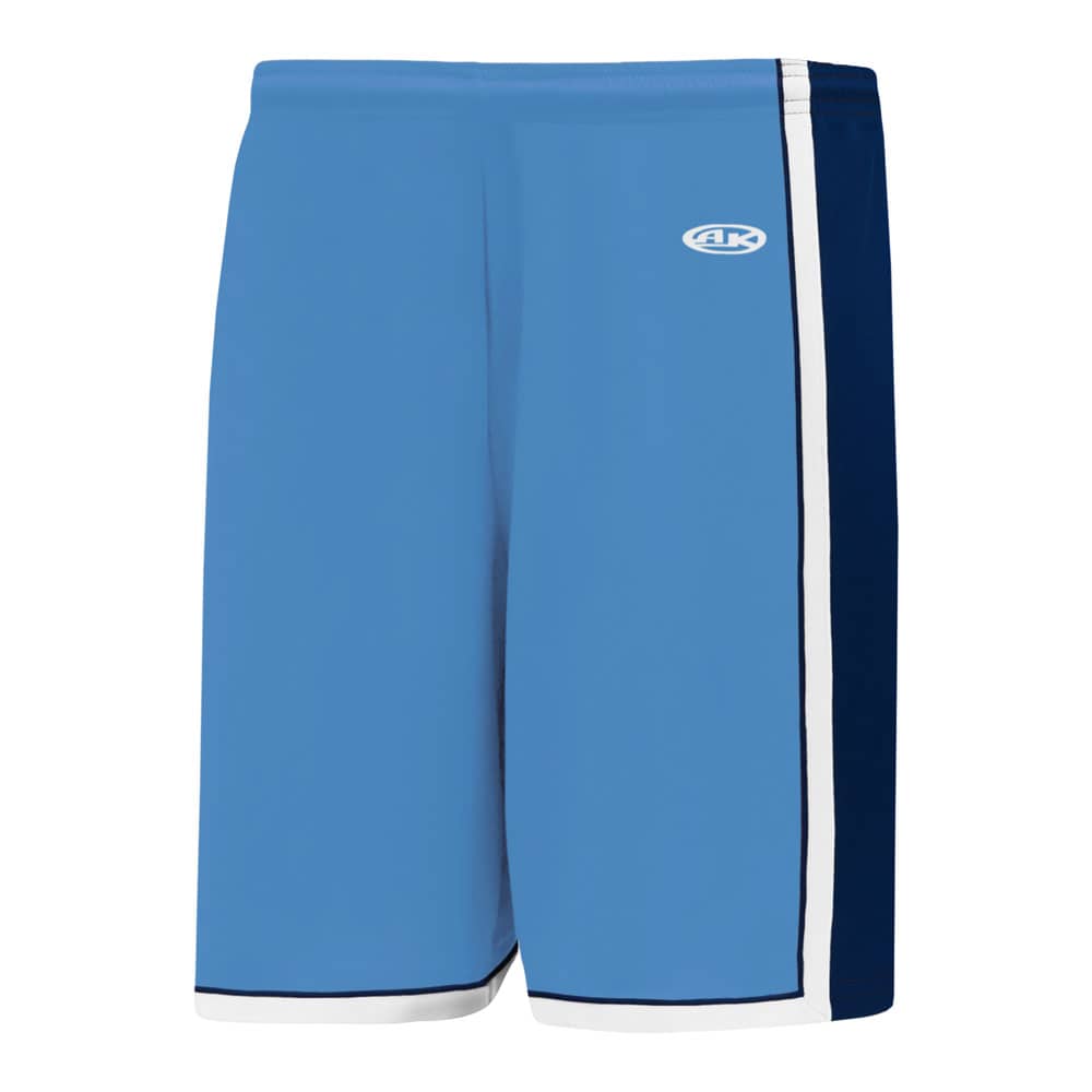 Pro BS1735 Basketball Shorts Sky Blue-Navy-White