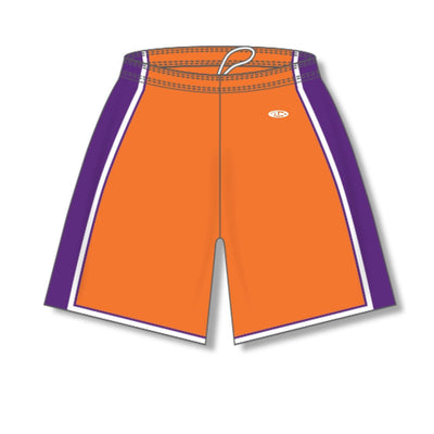 Dry-Flex Pro Style Basketball Shorts-Orange-Purple-White