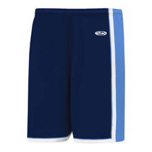 Load image into Gallery viewer, Pro BS1735 Basketball Shorts Navy-Sky Blue-White
