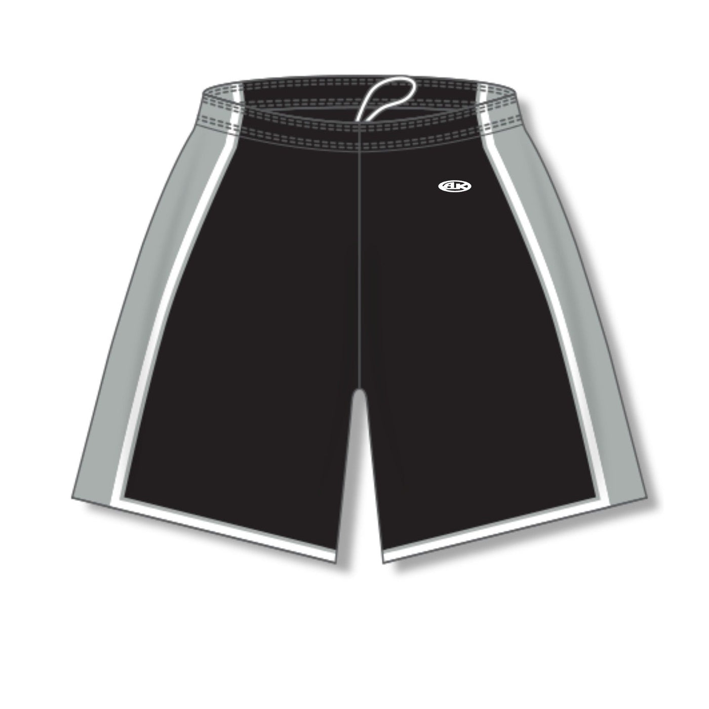 Dry-Flex Pro Style Basketball Shorts-Black-Grey-White