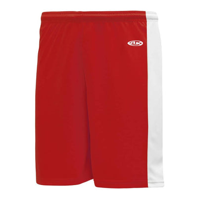 Pro BS9145 Basketball Shorts Red-White