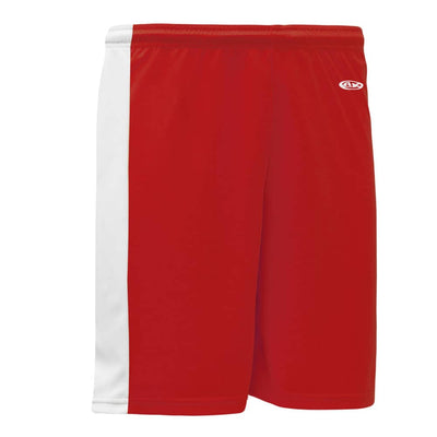 Pro BS9145 Basketball Shorts Red-White