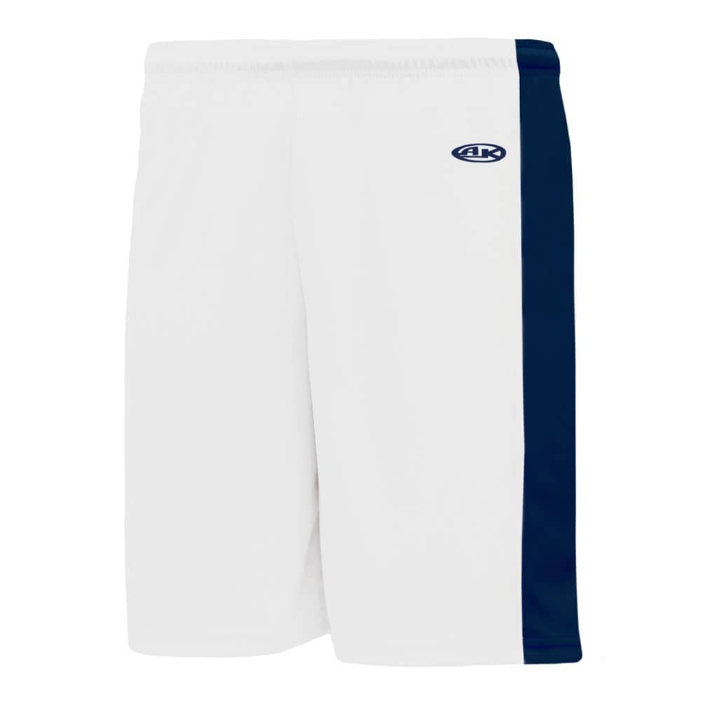 Pro BS9145 Basketball Shorts White-Navy