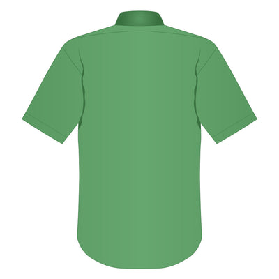 Easy Care Short Sleeve Woven Shirt Court Green