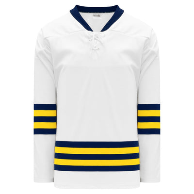 Replica Classic Style Michigan White Hockey Jersey
