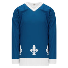 Load image into Gallery viewer, Replica Classic Style Quebec Nordiques Blue Hockey Jersey
