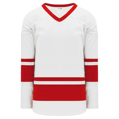 League Series H6400 Jersey White-Red
