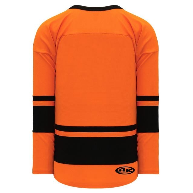 Orange/Black Adult League Series H6400 Jersey - Back View