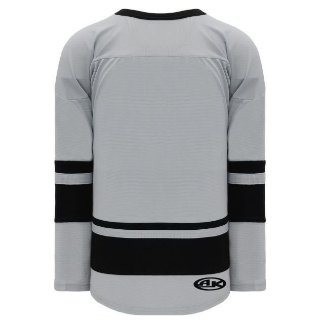 Grey/Black Adult League Series H6400 Jersey - Back View