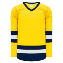 Load image into Gallery viewer, League Series H6500 Jersey Yellow-Navy
