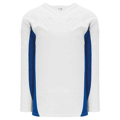 League Series H7100 Jersey in White-Royal