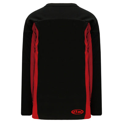 League Series H7100 Jersey in Black-Red