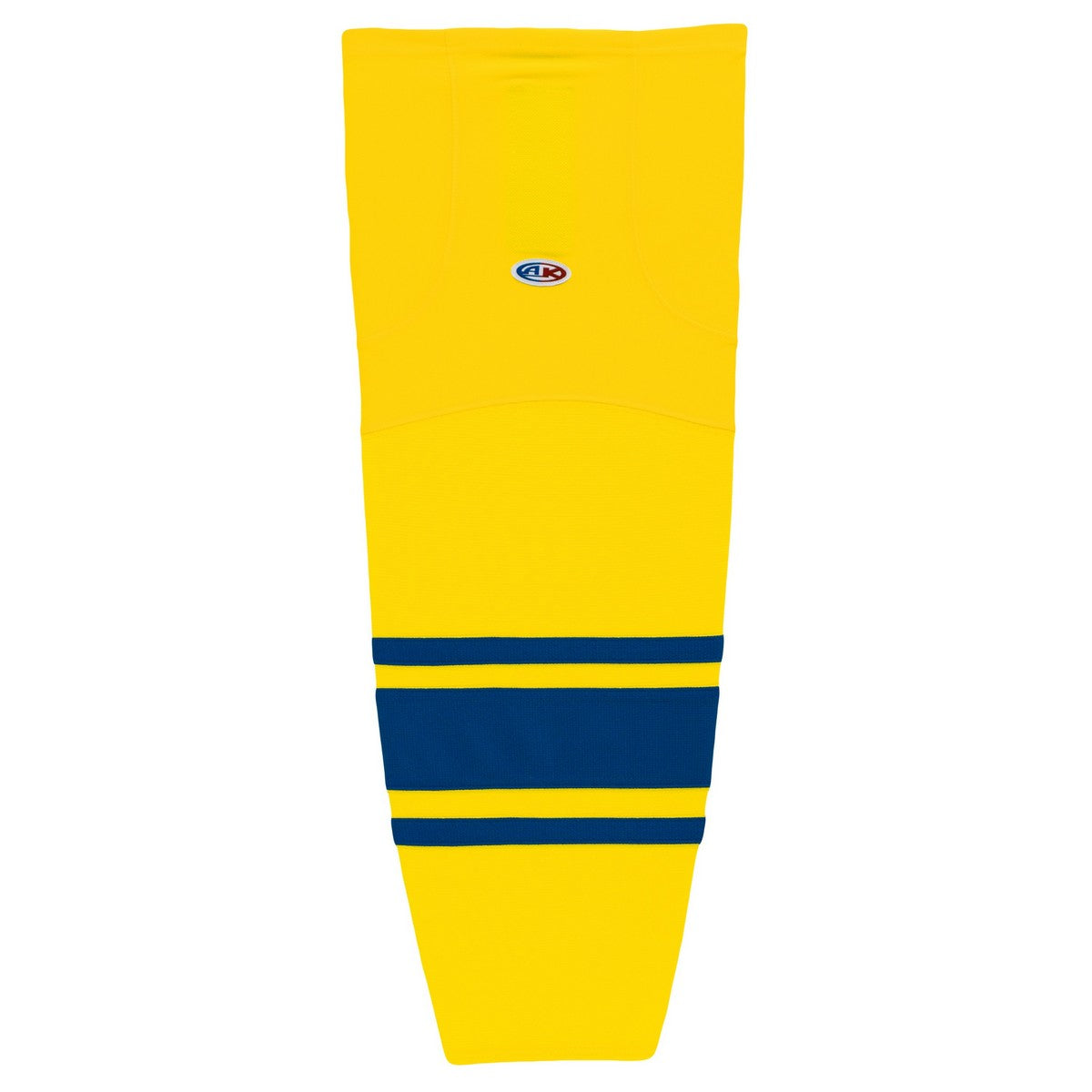 Striped Dry-Flex Moisture Wicking Yellow/Royal Hockey Socks