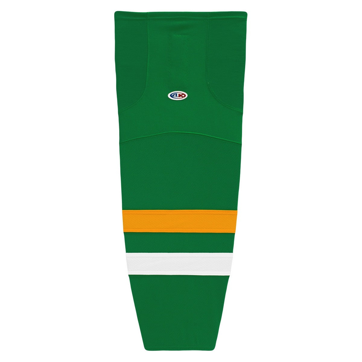 Striped Dry-Flex Moisture Wicking Kelly Green/Yellow Hockey Socks