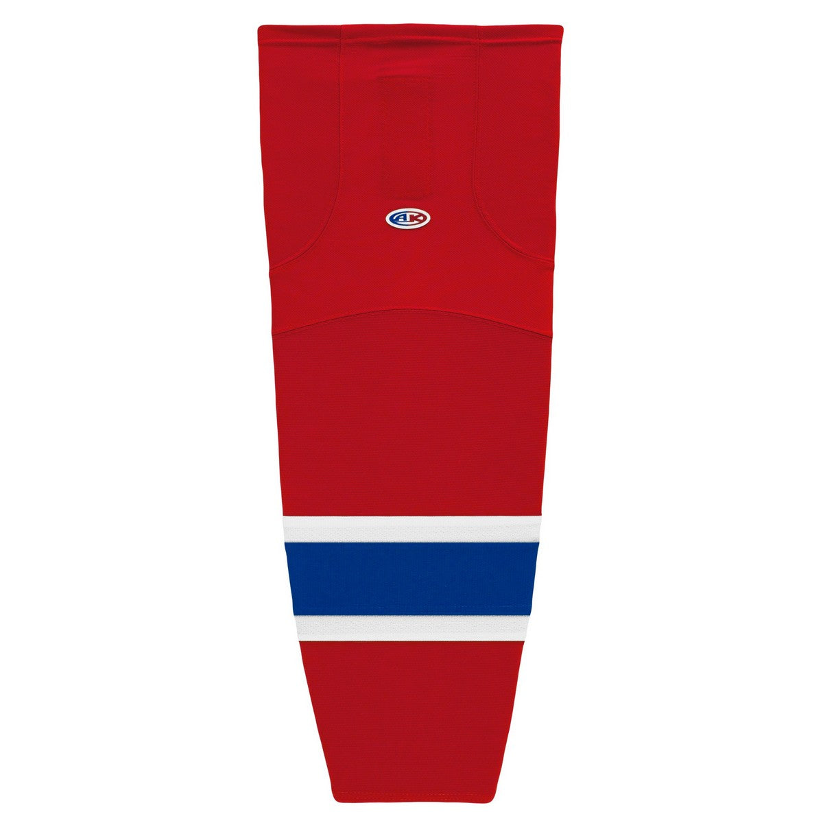 Striped Dry-Flex Moisture Wicking Red/Royal Hockey Socks