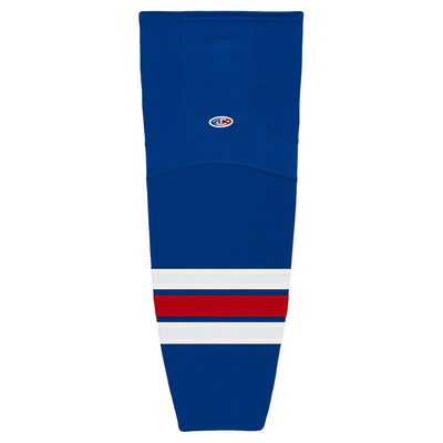 Striped Dry-Flex Moisture Wicking Royal/Red Hockey Socks