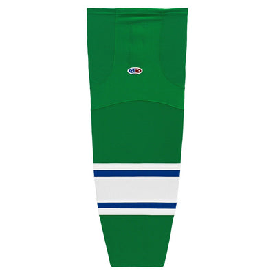 Striped Dry-Flex Moisture Wicking Kelly Green Gree/White Hockey Socks