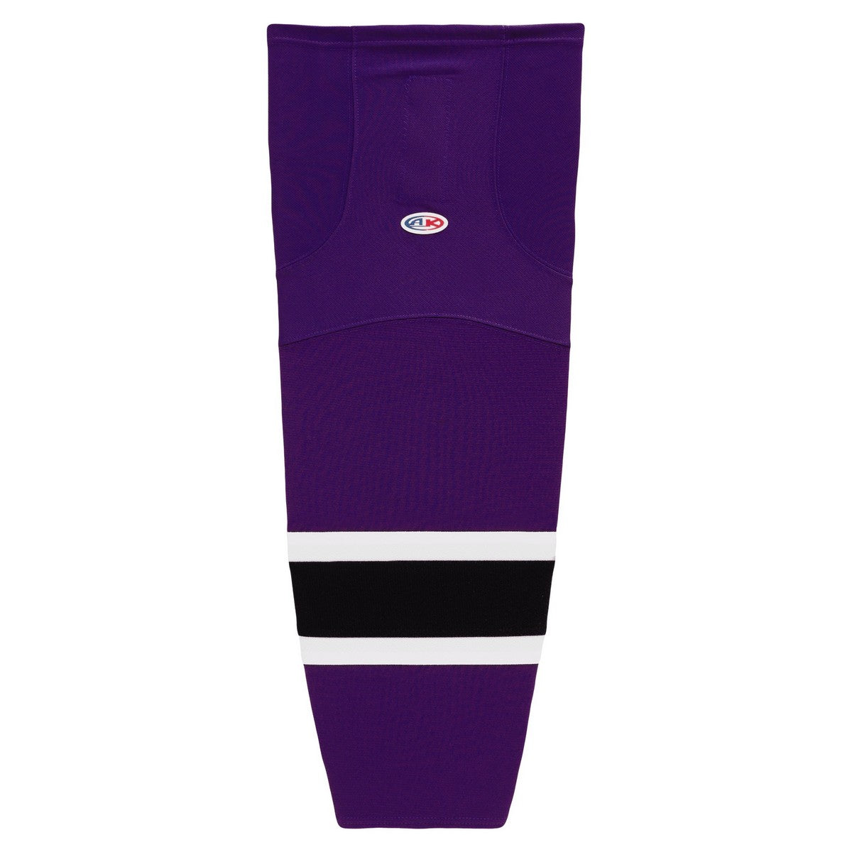 Striped Dry-Flex Moisture Wicking Purple/Black Hockey Socks
