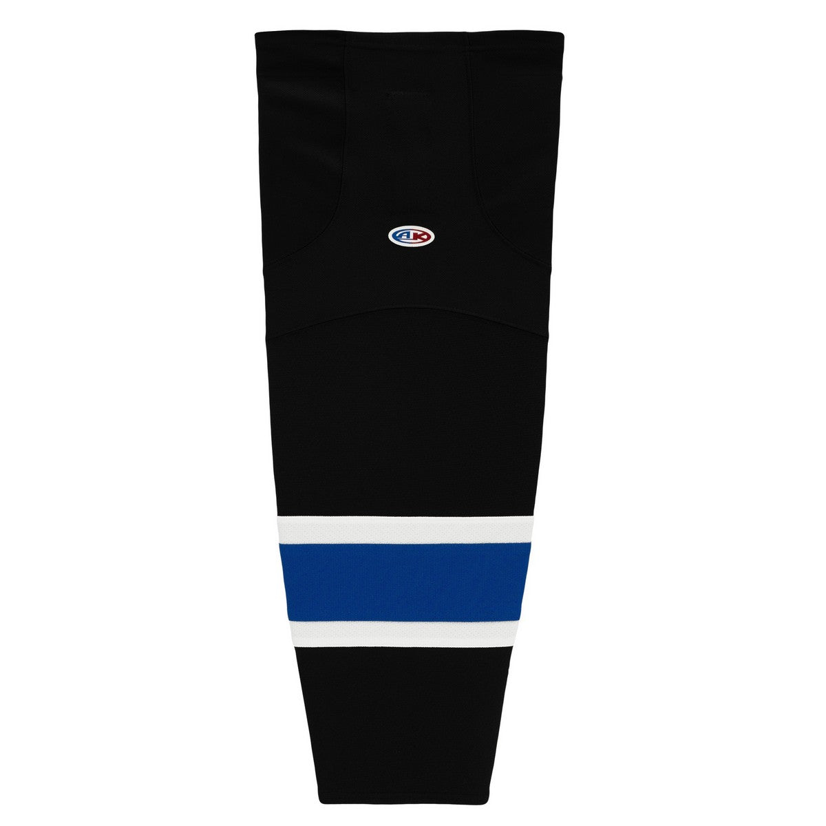 Striped Dry-Flex Moisture Wicking Black/Royal/White Hockey Socks