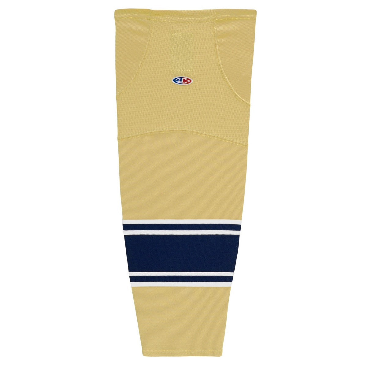 Striped Dry-Flex Moisture Wicking Vegas Gold/Navy/White Hockey Socks