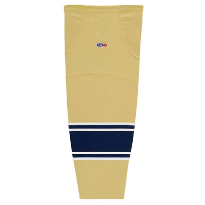 Striped Dry-Flex Moisture Wicking Vegas Gold/Navy/White Hockey Socks
