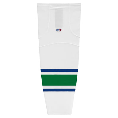 Striped Dry-Flex Moisture Wicking White/Green/Royal Hockey Socks