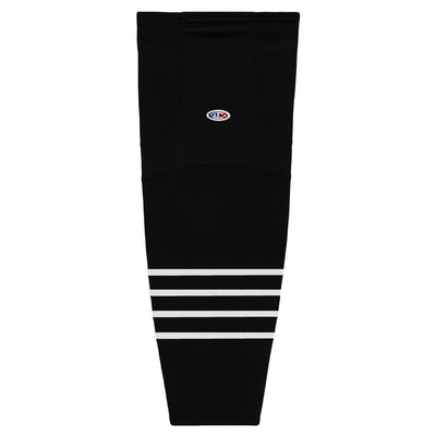 Striped Dry-Flex Moisture Wicking Black/White Hockey Socks