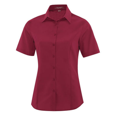 Ladies Everday Short Sleeve Shirt Rich Red