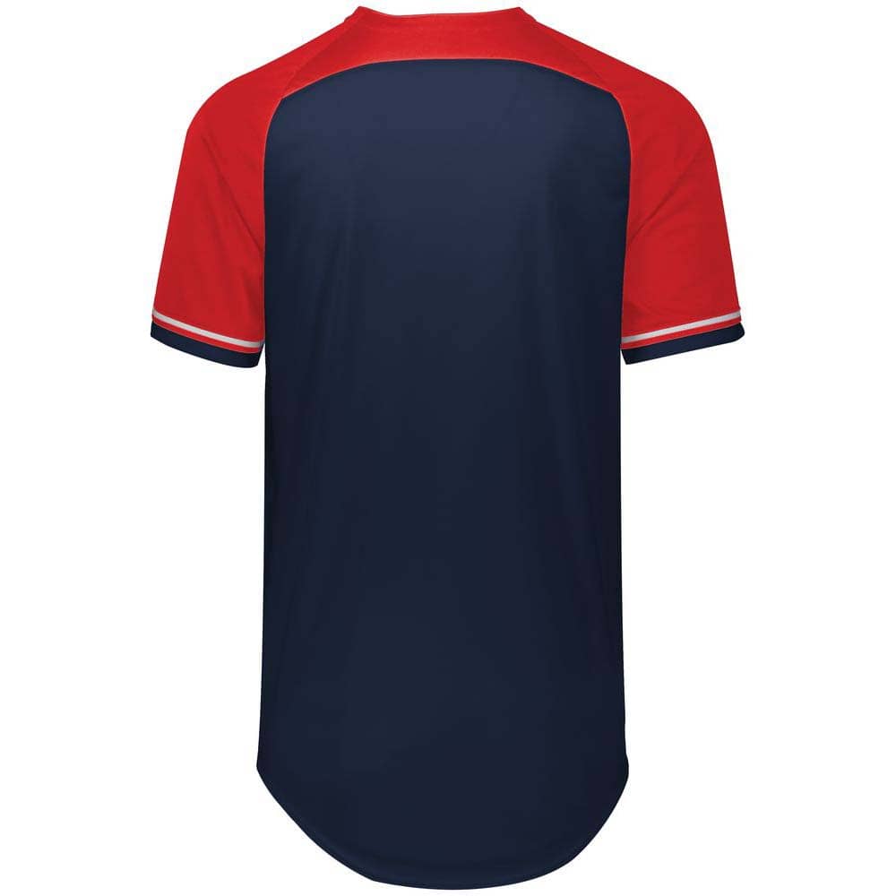 Classic Navy-Red V-Neck Jersey