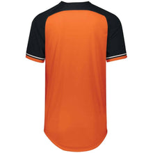 Load image into Gallery viewer, Classic Burnt Orange-Black V-Neck Jersey
