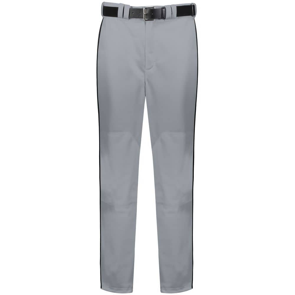 Piped Diamond Series Grey-Black Baseball Pant