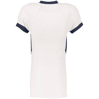 Colour Block Game White-Navy Jersey