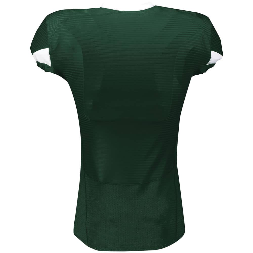 Russell Waist Length Green-White Football Jersey