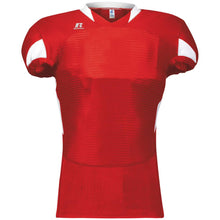 Load image into Gallery viewer, Russell Waist Length Red-White Football Jersey
